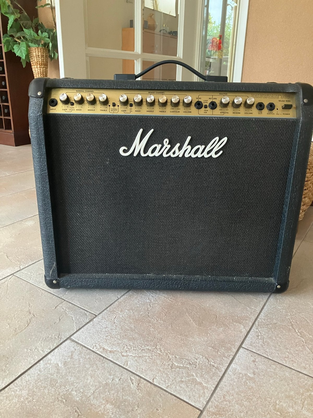 Marshall Valvestate 8080 gitaarversterker, Muziek en Instrumenten, Ophalen of Verzenden, Gebruikt, Gitaar, 100 watt of meer