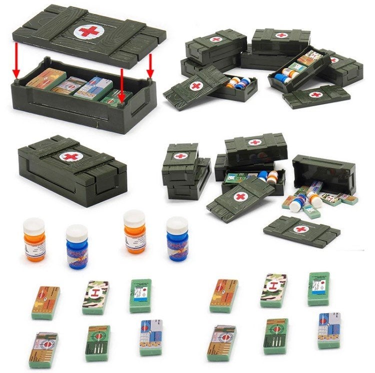 🎁 WW2 Bouwstenen - W07 - Medische kist gevuld 🎁, Verzenden, Nieuw