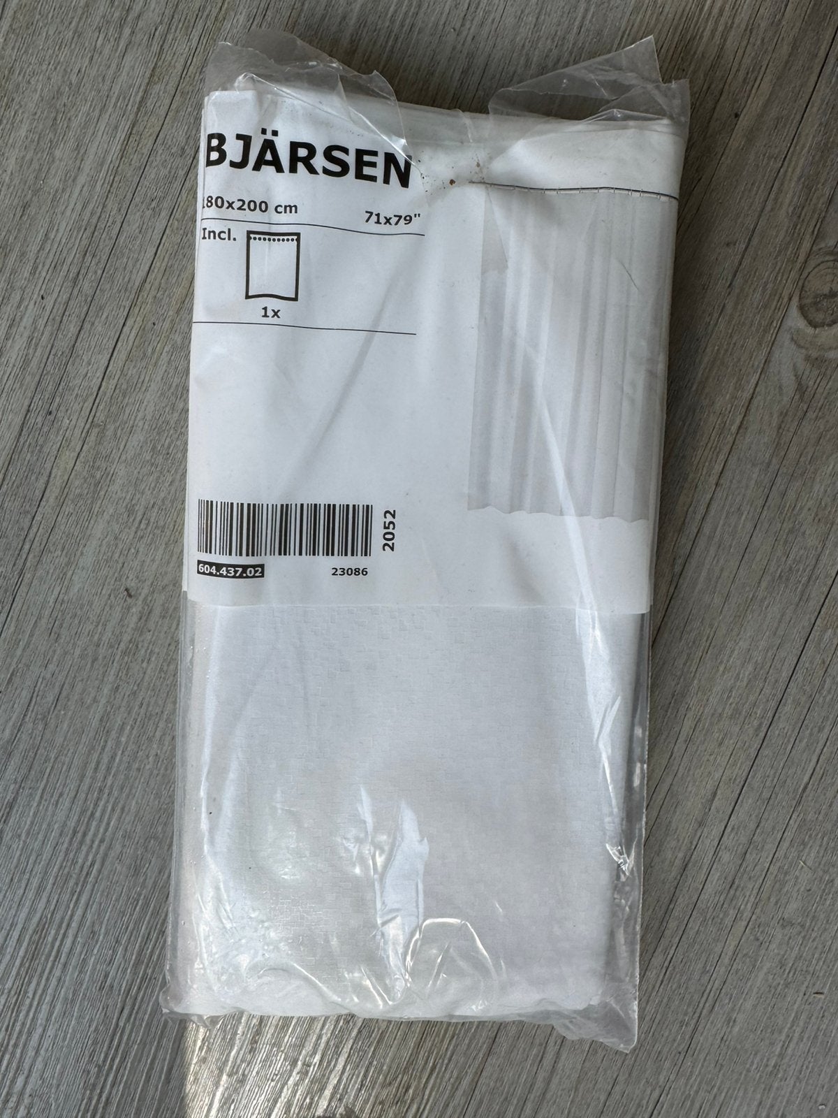 Douchegordijn   van de Ikea Nieuw, IKEA, Wit, Nieuw, Ophalen of Verzenden