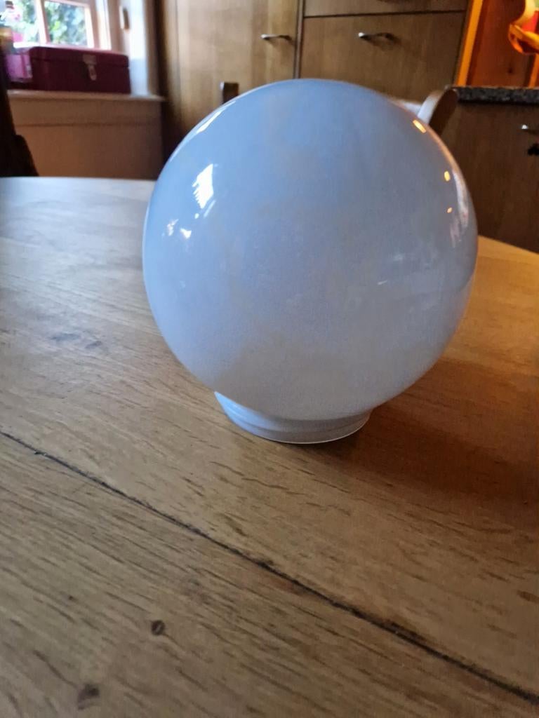 GLAZEN BOL LAMP, Ophalen of Verzenden, Glas