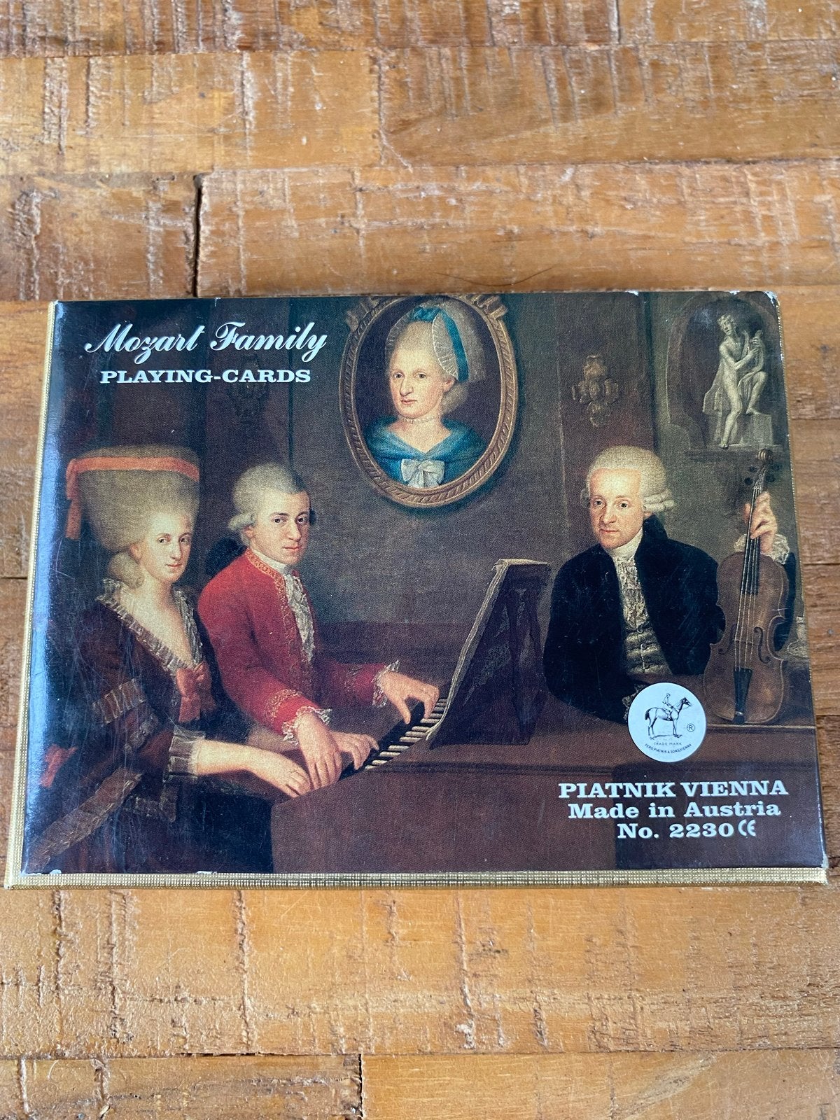 Piatnik Mozart Family speelkaarten - Made in Austria, Verzamelen, Ophalen of Verzenden, Nieuw, Speelkaart(en)