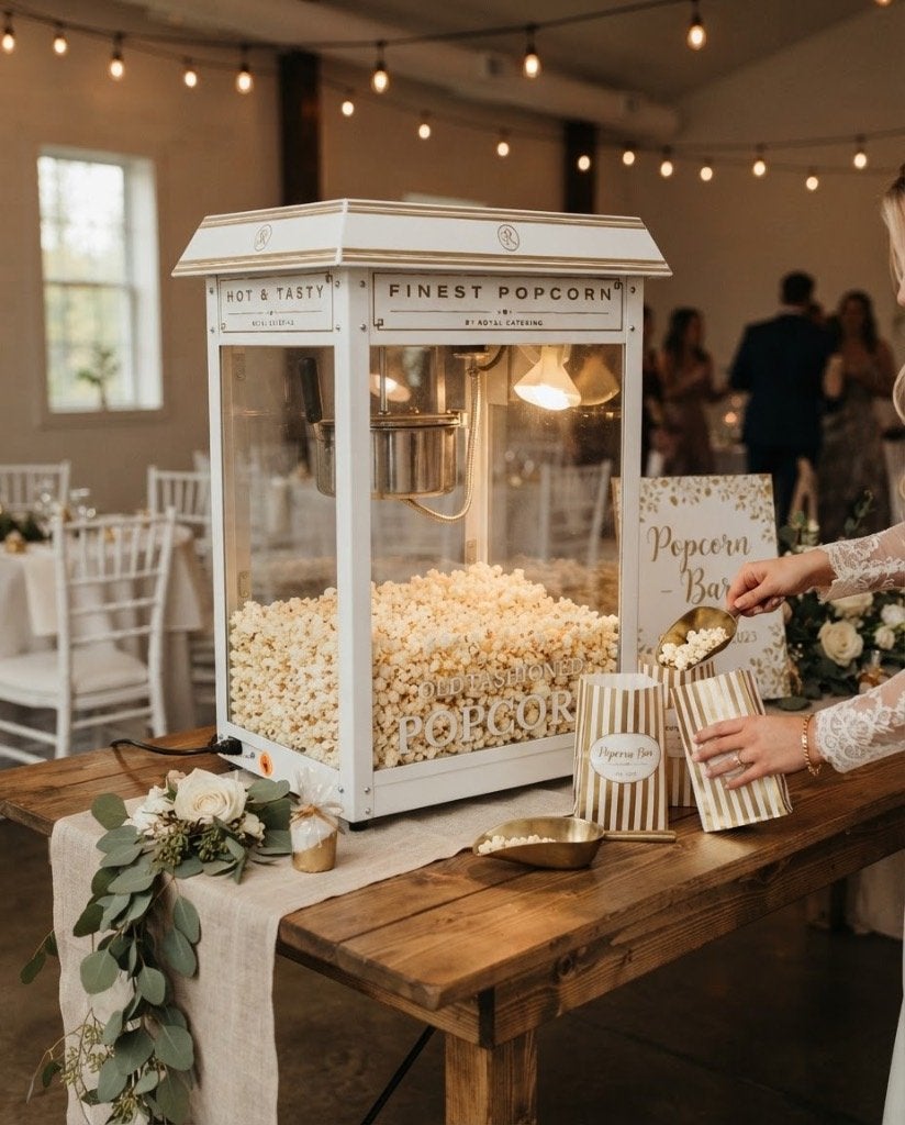 Popcornmachine te huur incl. personalisatie Hoofddorp, Ophalen, Nieuw, Overige