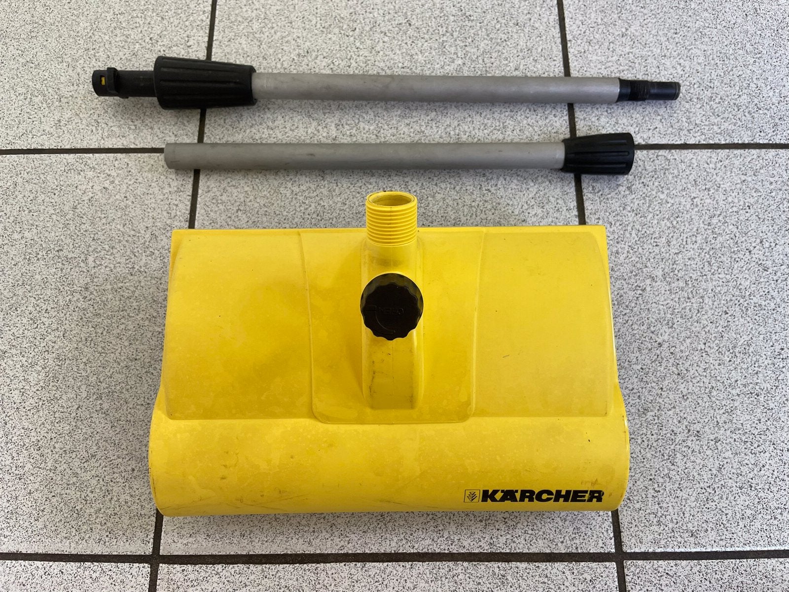 Kärcher terrasborstel, Ophalen of Verzenden, Gebruikt, Elektrisch