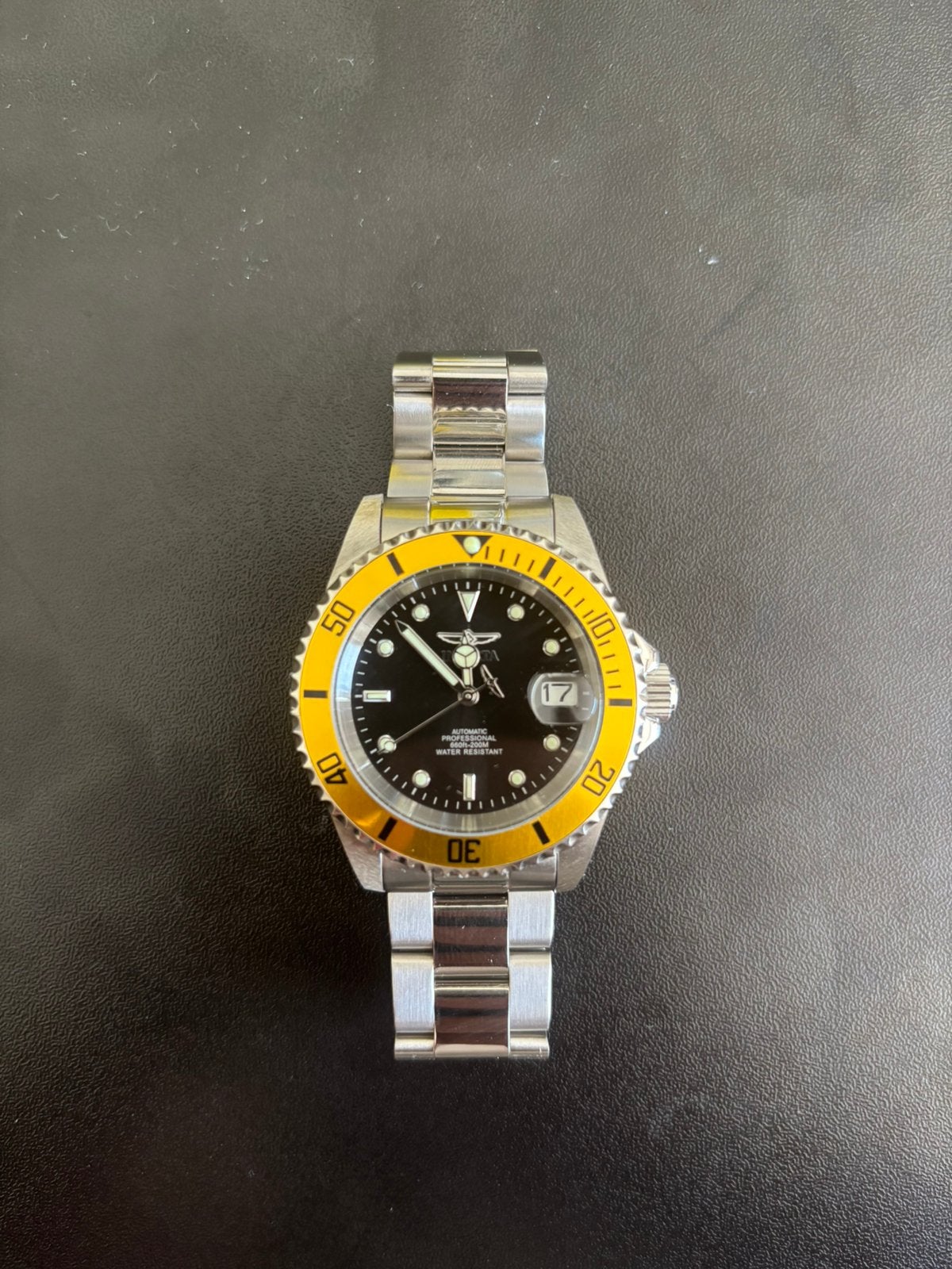 Invicta Pro Diver Model 35842 40mm Automatic, Ophalen, Zo goed als nieuw, Staal, Overige merken