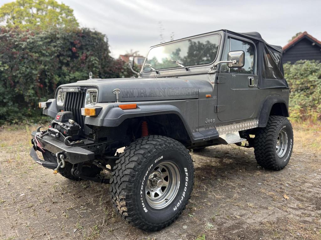 Jeep Wrangler 4.0i, Auto's, Jeep, Trekhaak, 700 kg, Origineel Nederlands, Handgeschakeld