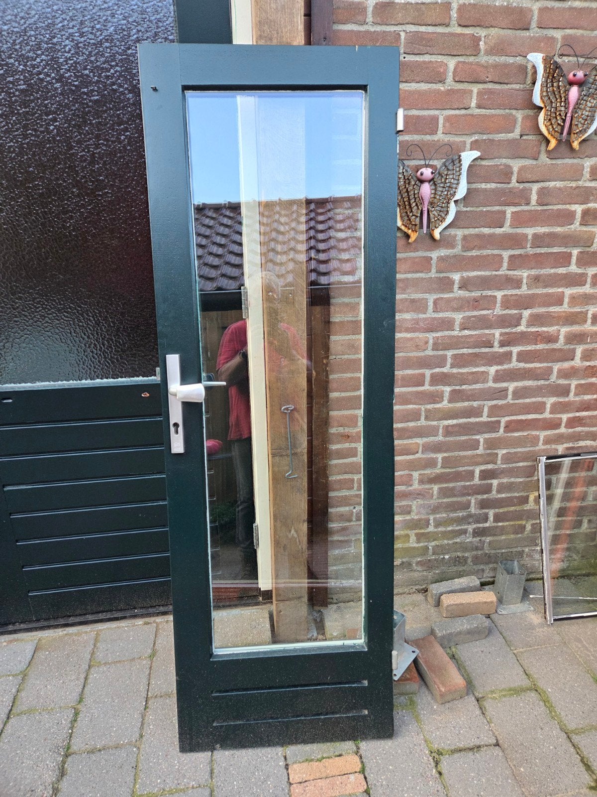 buitendeur, Ophalen, Hout, 75 tot 150 cm, Deurkozijn