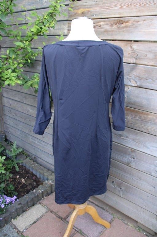 Jurk donkerblauw/ rood Zip73 mt XL travel vaste prijs, Maat 46/48 (XL) of groter, Zip73, Zo goed als nieuw, Verzenden