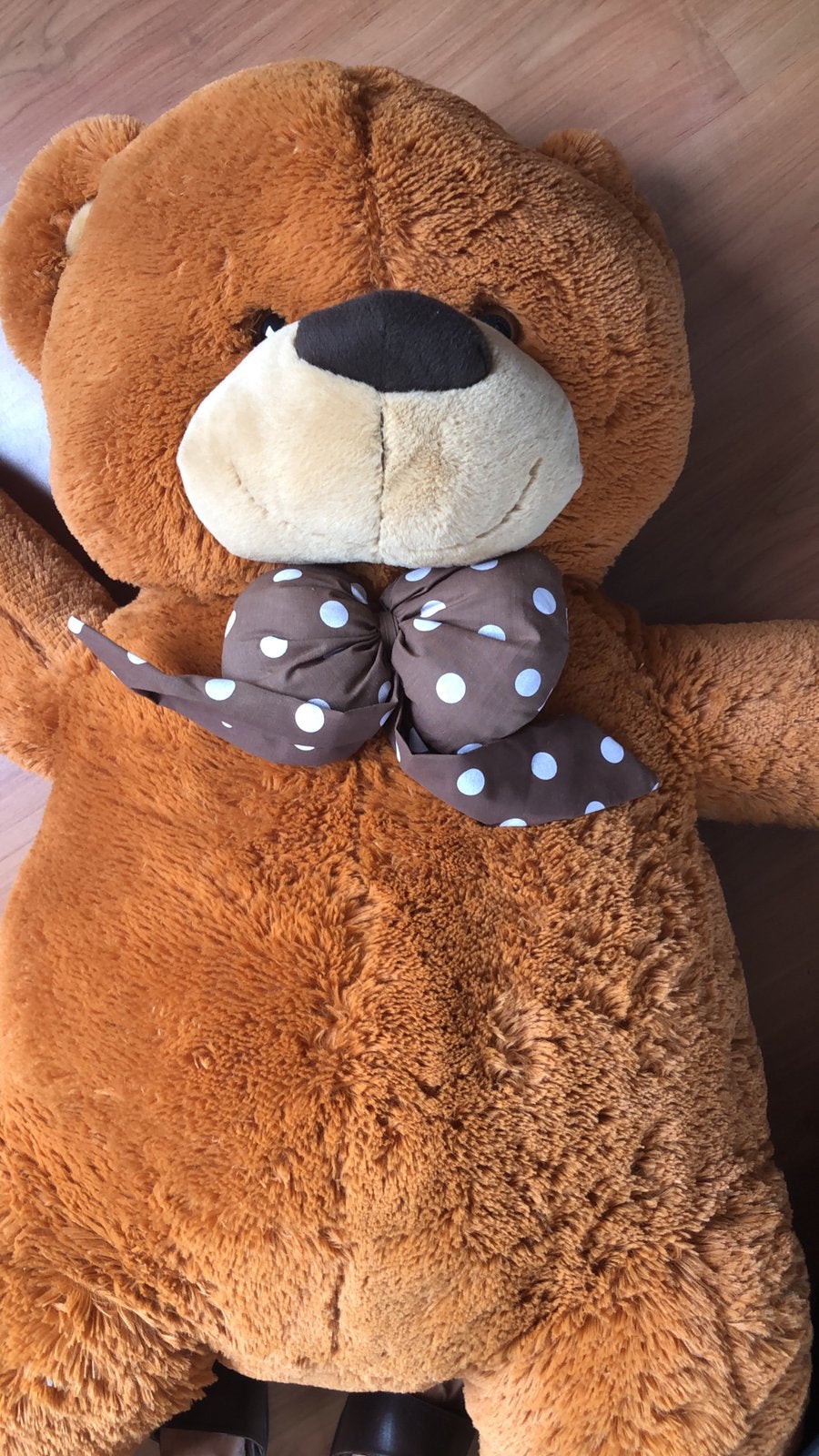 Grote knuffel beer 1m 15cm, Verzamelen, Beren en Cherished Teddies, Ophalen, Zo goed als nieuw, Stoffen beer, Overige merken