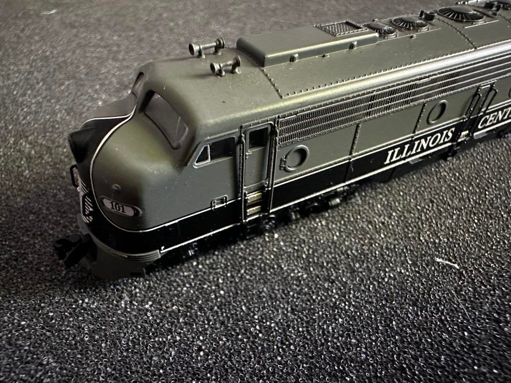 Broadway Limited Illinois Central E6 A diesellocomotief N, Overige merken, Nieuw, Ophalen of Verzenden, Gelijkstroom
