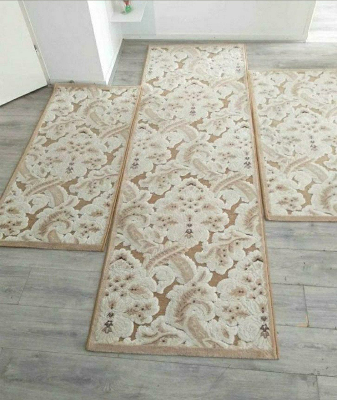 Te koop 3 stuks tapijten, Ophalen, Rechthoekig, 200 cm of meer