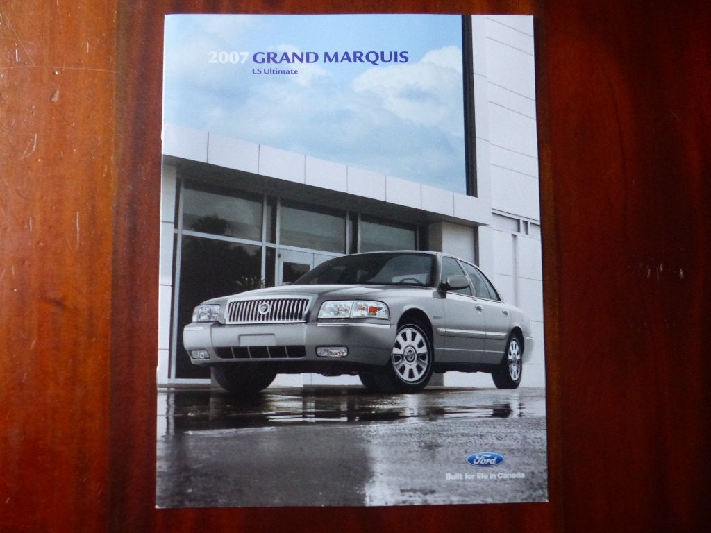 Ford Mercury Grand Marquis 2007 brochure   zeldzaam, Verzenden, Nieuw, Ford