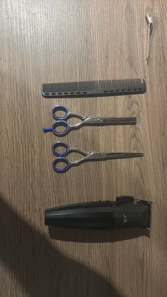 Barber set, Ophalen, Zo goed als nieuw, Rvs of Chroom