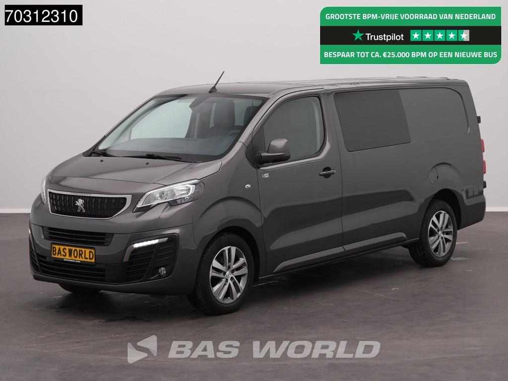 Peugeot Expert 120pk Dubbel Cabine Automaat L3H1 Trekhaak Na, Auto's, Bestelauto's, Bedrijf, Te koop, Achteruitrijcamera, Airconditioning