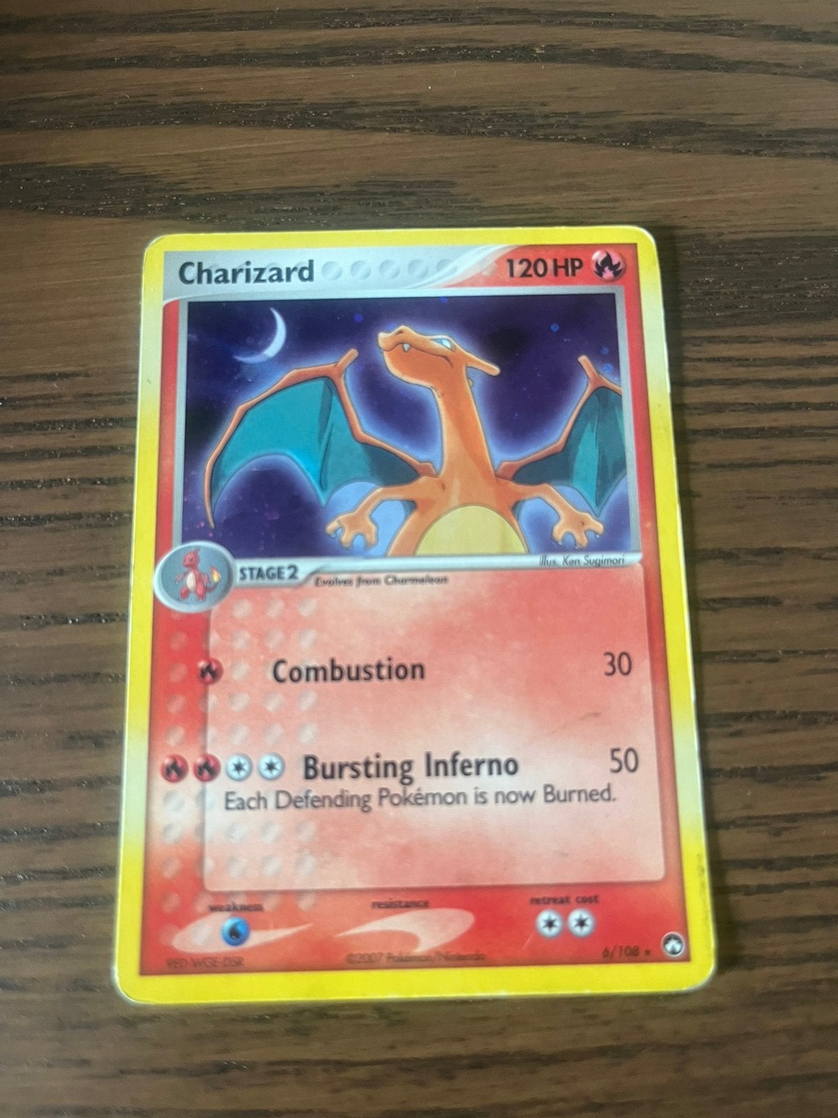 Pokemon Charizard 6/108, Ophalen of Verzenden, Gebruikt
