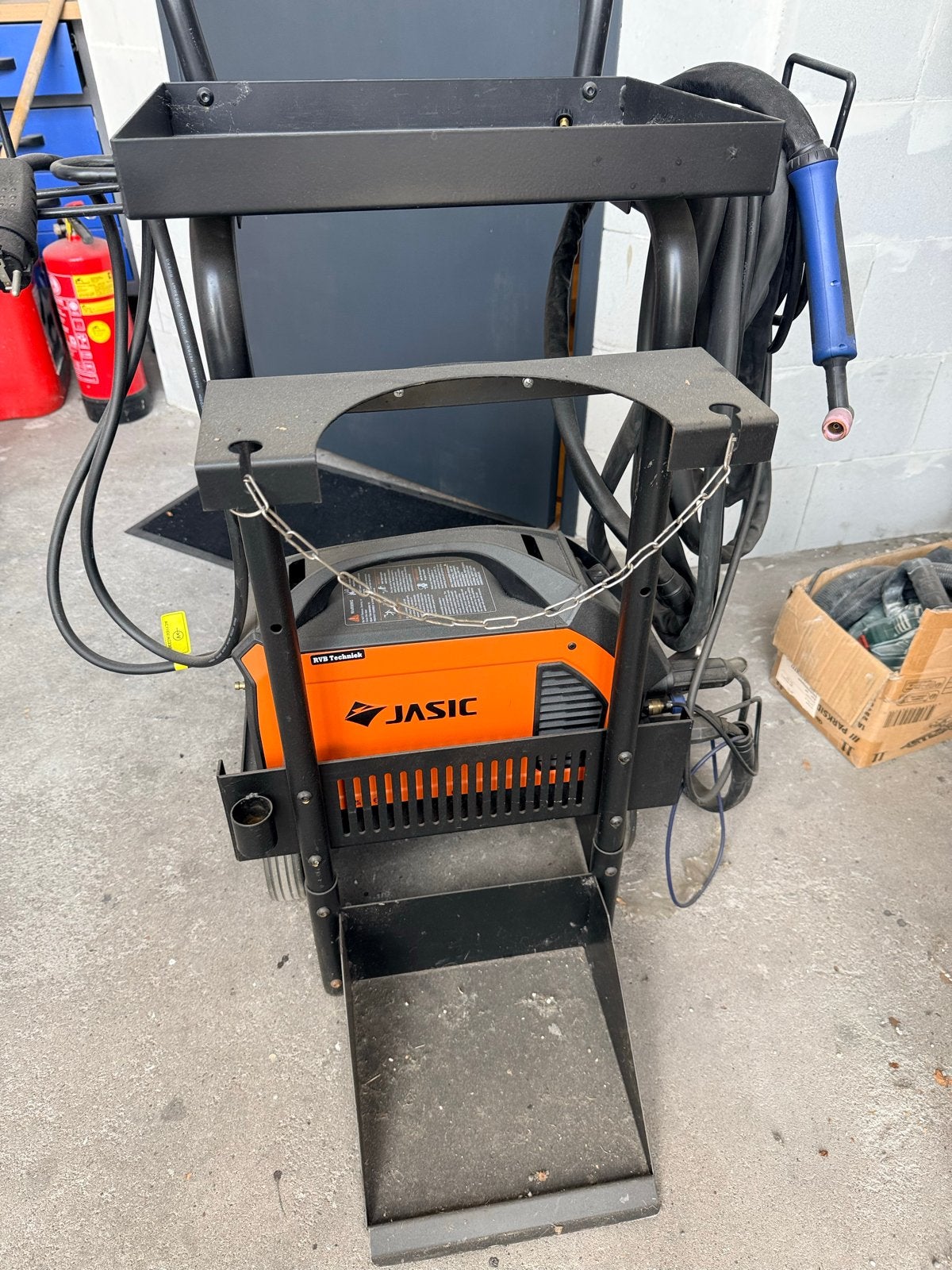 Jasic ET-200P TIG lasapparaat met Binzel toorts - Nieuw, Ophalen of Verzenden, Nieuw, 150 tot 250 ampère, Tig