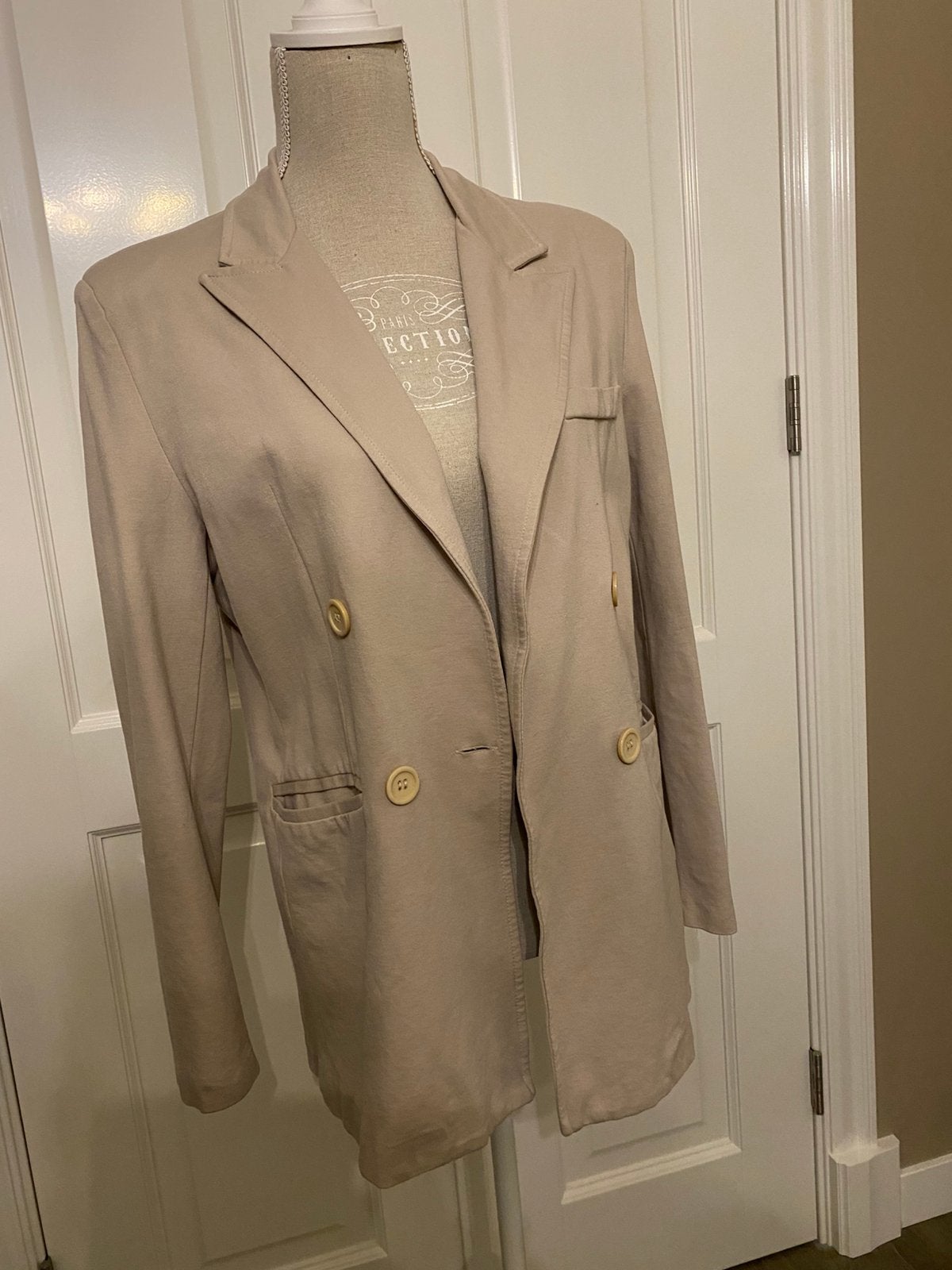Dames blazer colbert jasje maat 36 S, Beige, Ophalen of Verzenden, Jasje, Maat 36 (S)