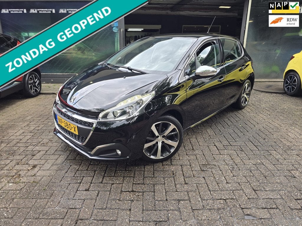 Peugeot 208 1.2 110 PK Allure | AUTOMAAT | 12MND GARANTIE |, Stof, Gebruikt, Euro 6, 1199 cc