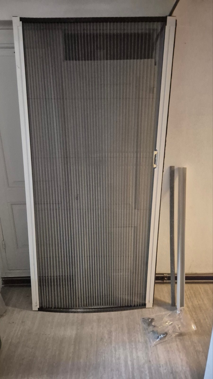 Plissé Deurhor 2 st, Ophalen, Gebruikt, Hordeur, Minder dan 200 cm