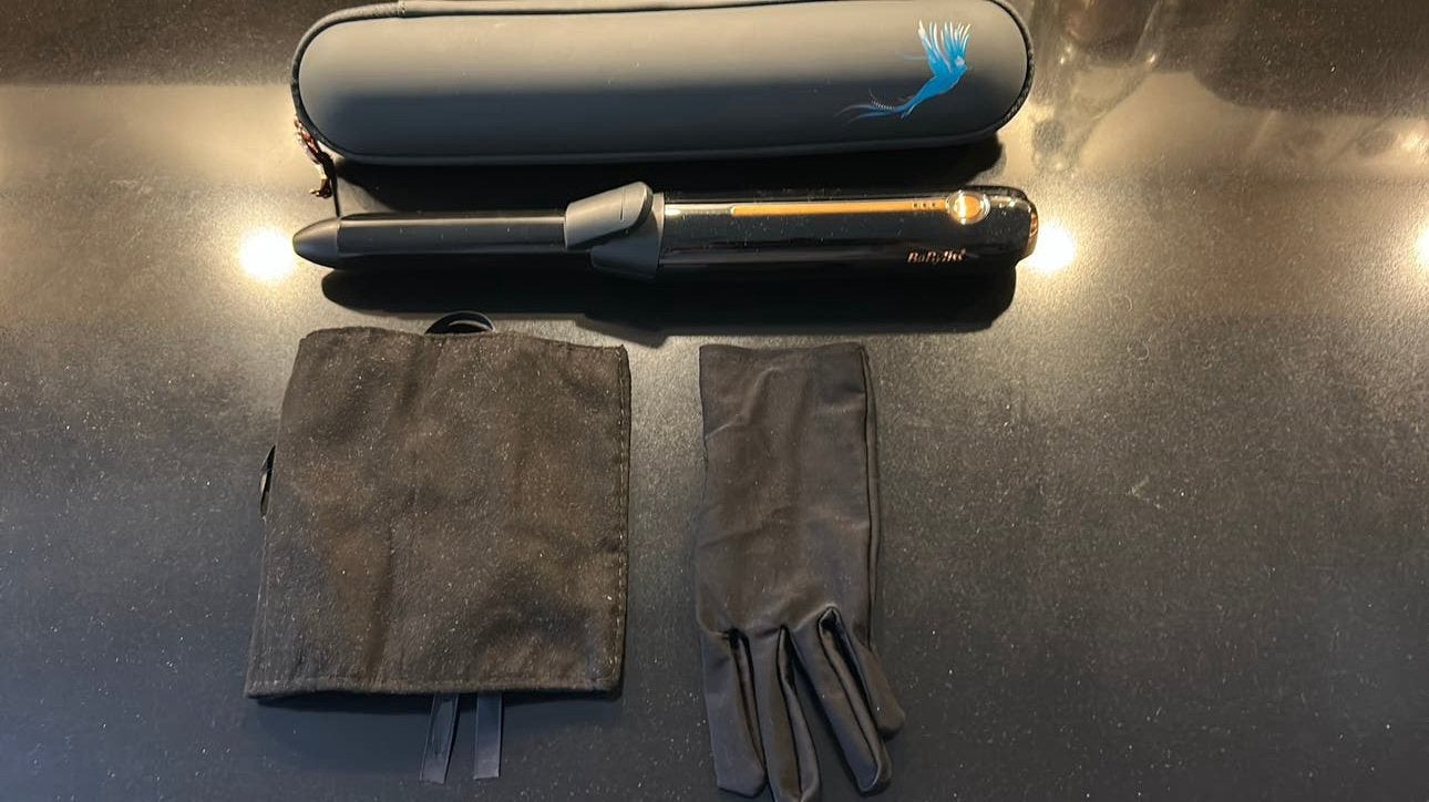 BABYLISS snoerloze krultang met oplader, handschoen en mat, Ophalen of Verzenden, Nieuw, Kam of Borstel