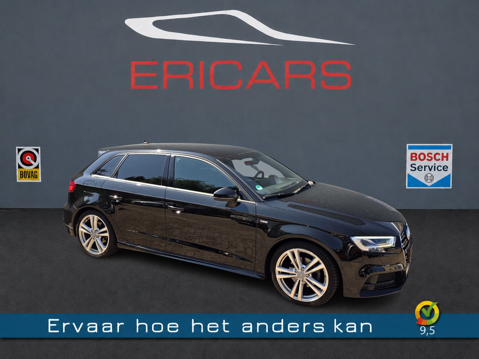 Audi A3 Sportback 35 TFSI CoD 2 X S LINE VIRTUAL COCKPIT NAV, Auto's, Audi, 4 cilinders, Leder en Stof, Zwart, Bedrijf