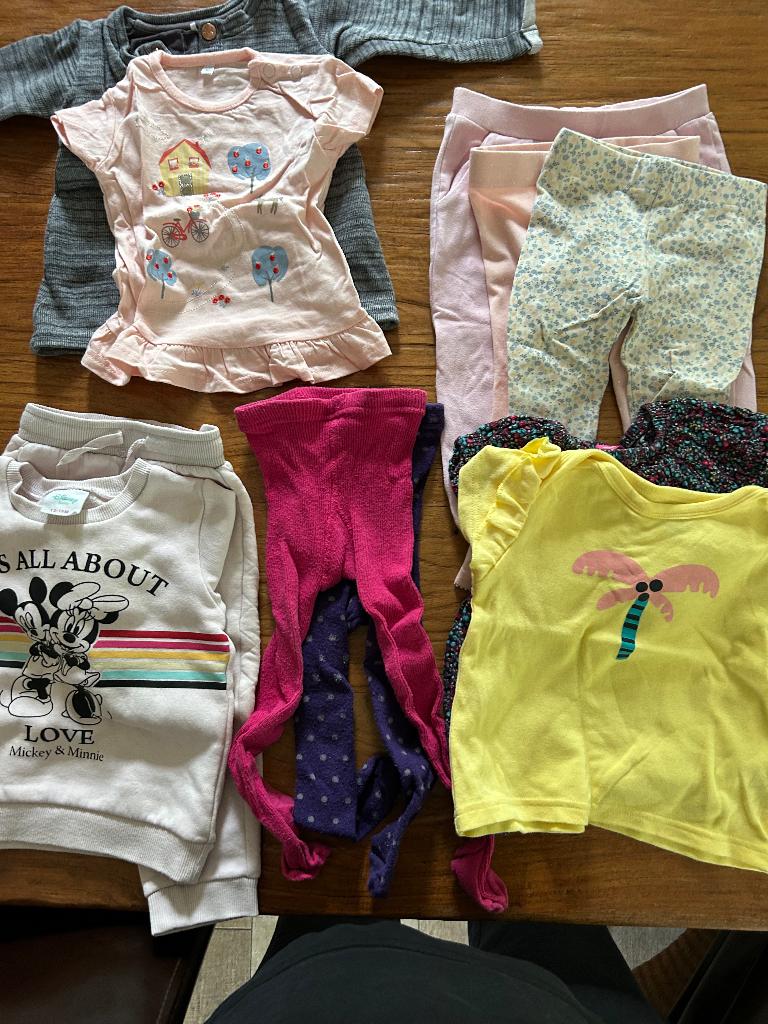 Partij meisjeskleding, Kinderen en Baby's, Babykleding | Maat 80, Ophalen, Gebruikt, Meisje, Overige typen