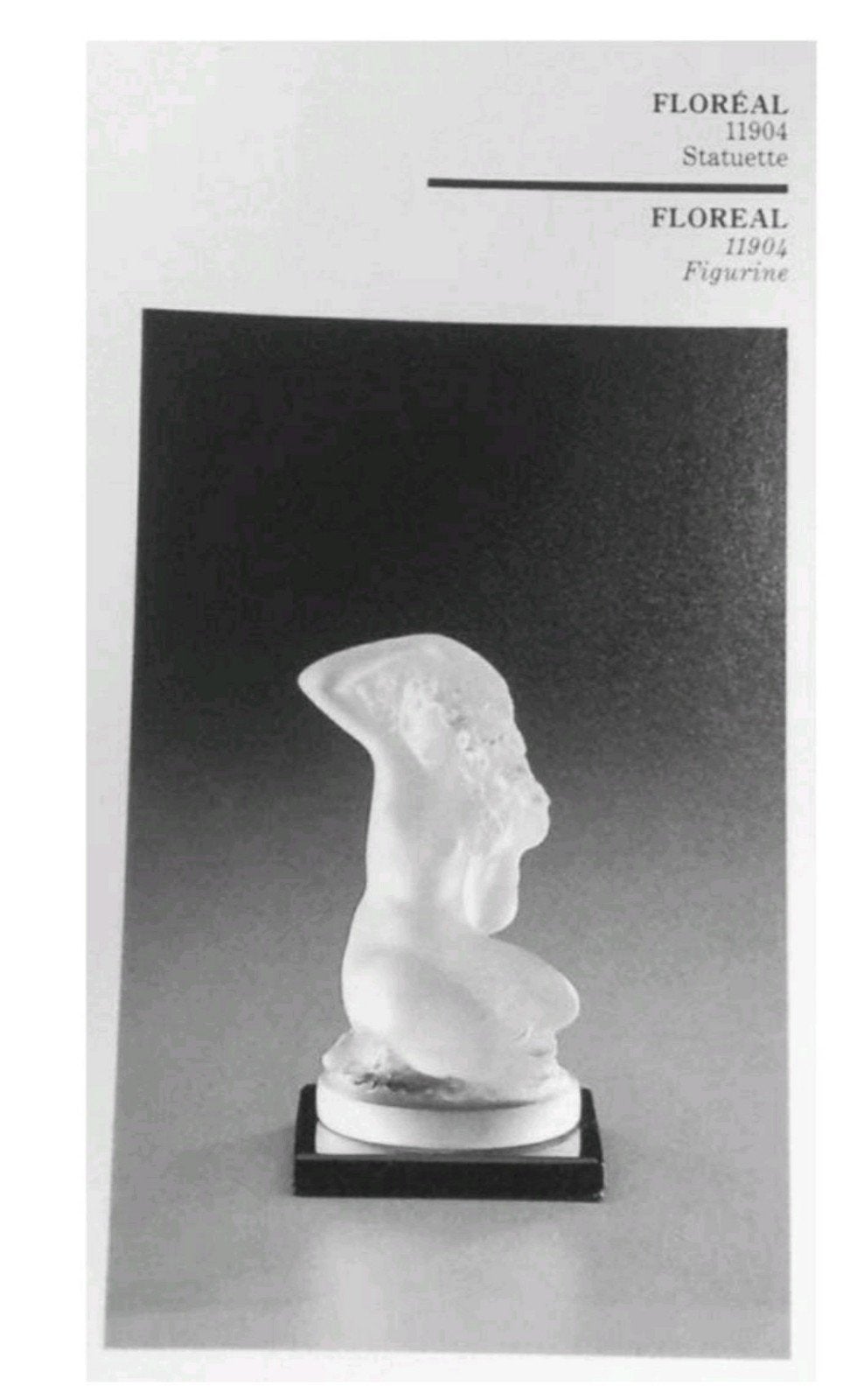 Lalique Floreal oud model, Antiek en Kunst, Ophalen