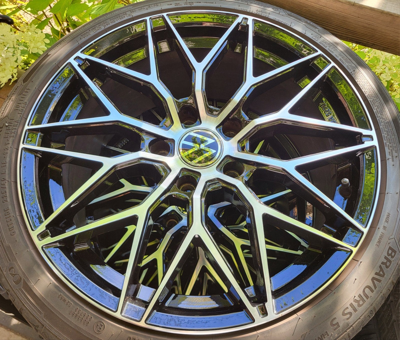 18 inch VW Golf 8 velgenset met zomerbanden 5x112, Auto-onderdelen, Banden en Velgen, 18 inch, Banden en Velgen, Nieuw, Ophalen of Verzenden