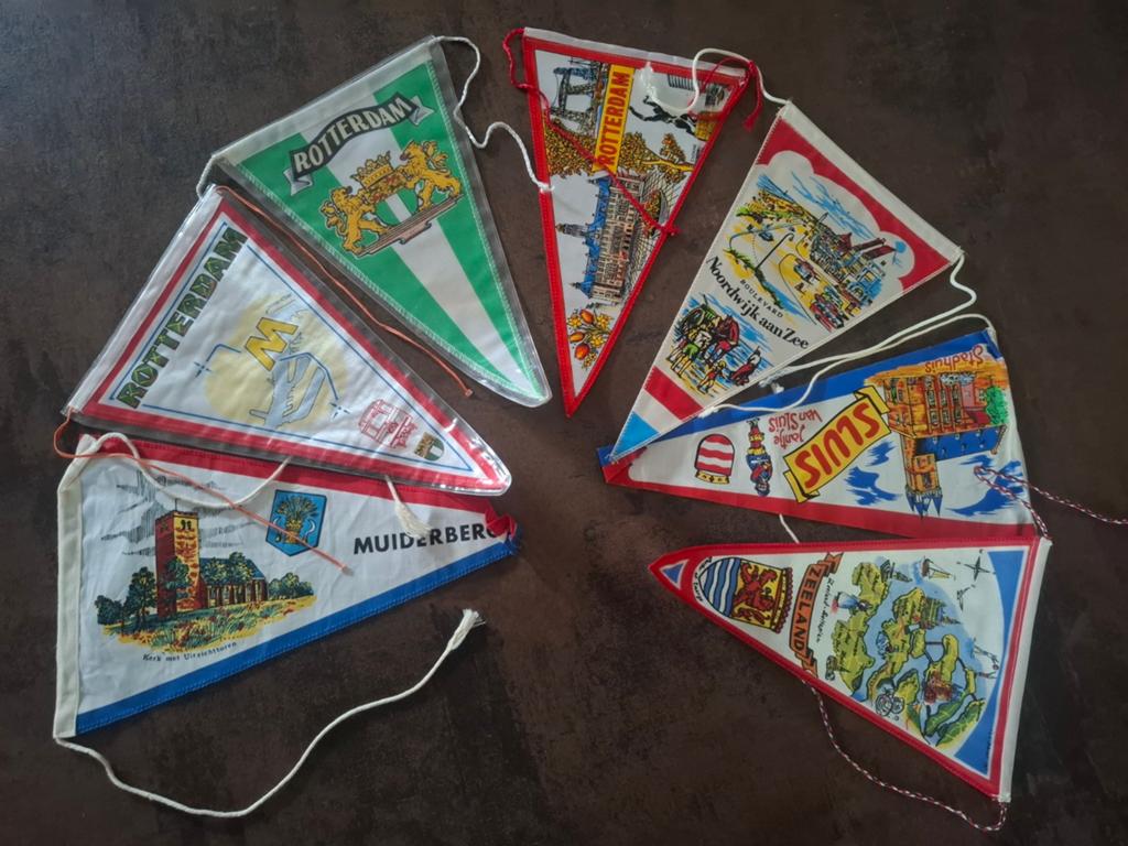Puntvlaggetjes div, Ophalen of Verzenden, Meerdere stickers