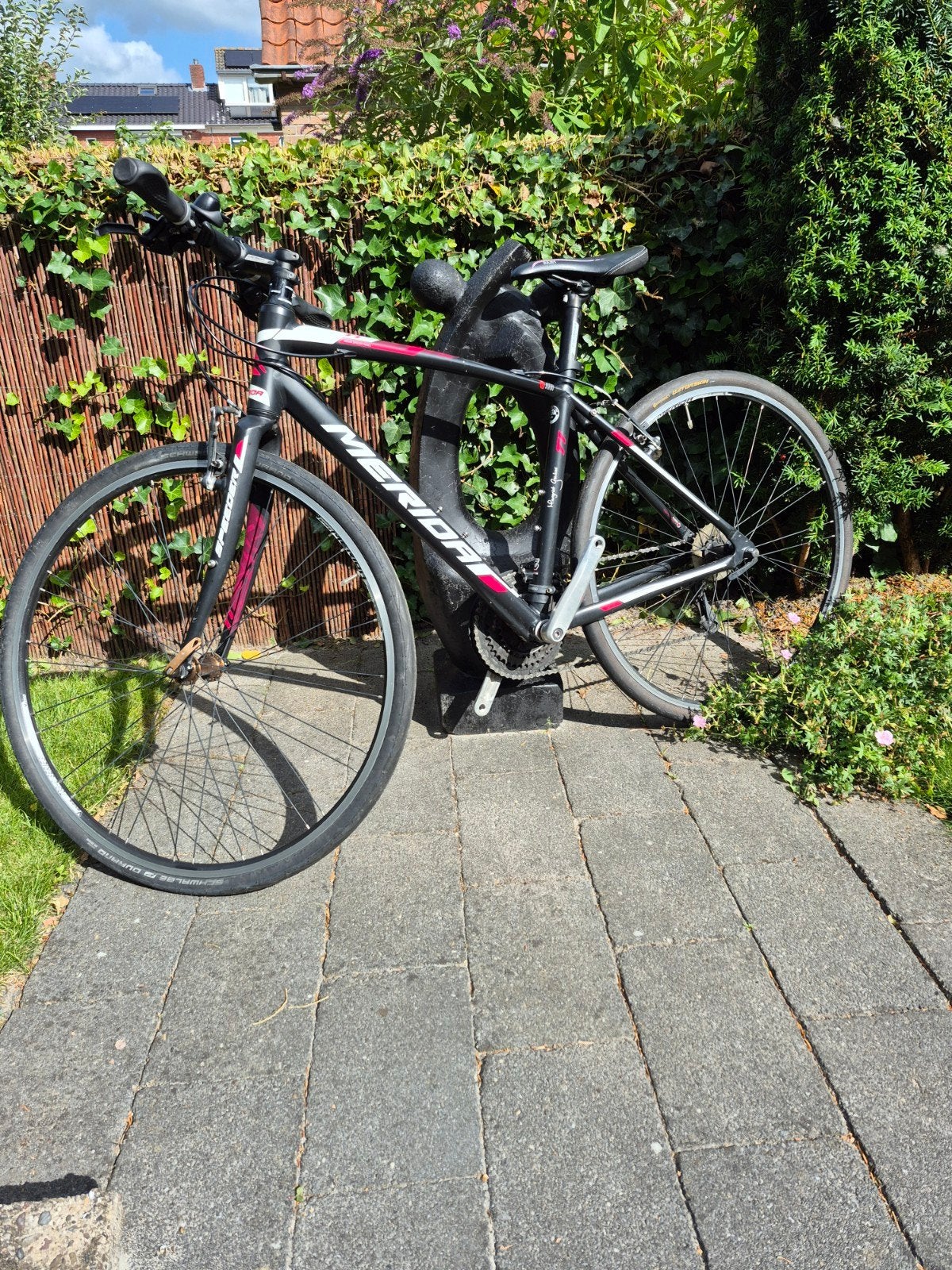 Dames Racefiets met recht stuur, zonder trappers., Gebruikt, Minder dan 49 cm, Meer dan 20 versnellingen, Ophalen