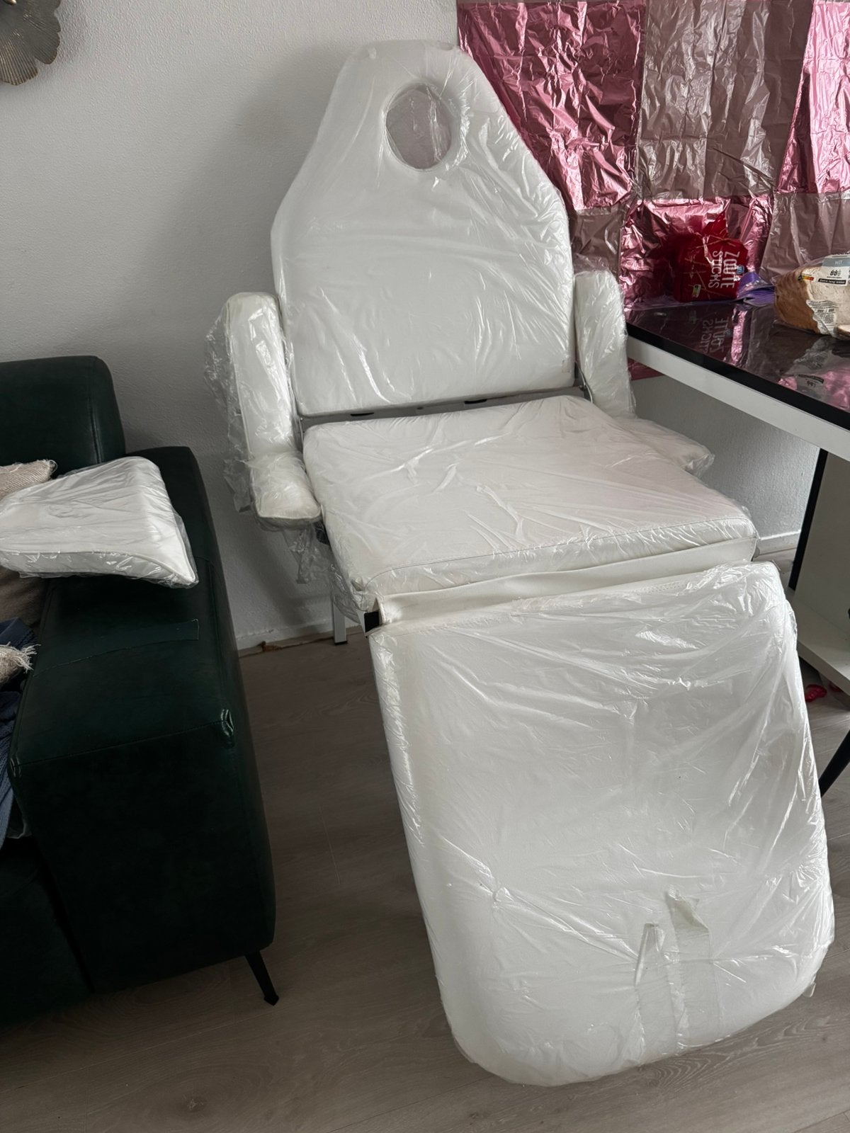 Inklapbare behandelstoel / massagetafel, Ophalen, Zo goed als nieuw, Massagestoel of Kussen