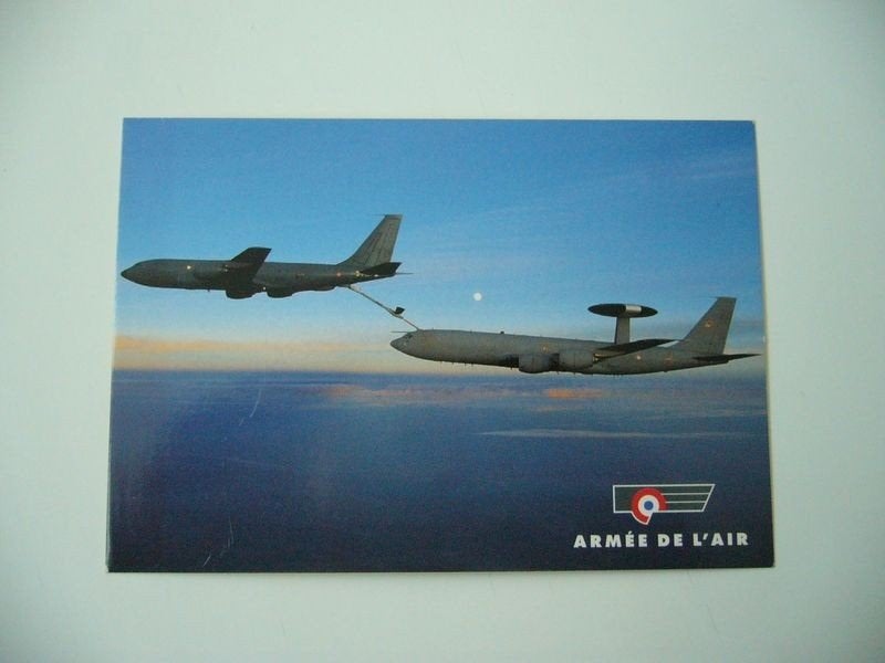 Briefkaart foto tank vliegtuig Armée de l'Air uit 1997, Verzamelen, Militaria | Algemeen, Luchtmacht, Foto of Poster, Duitsland