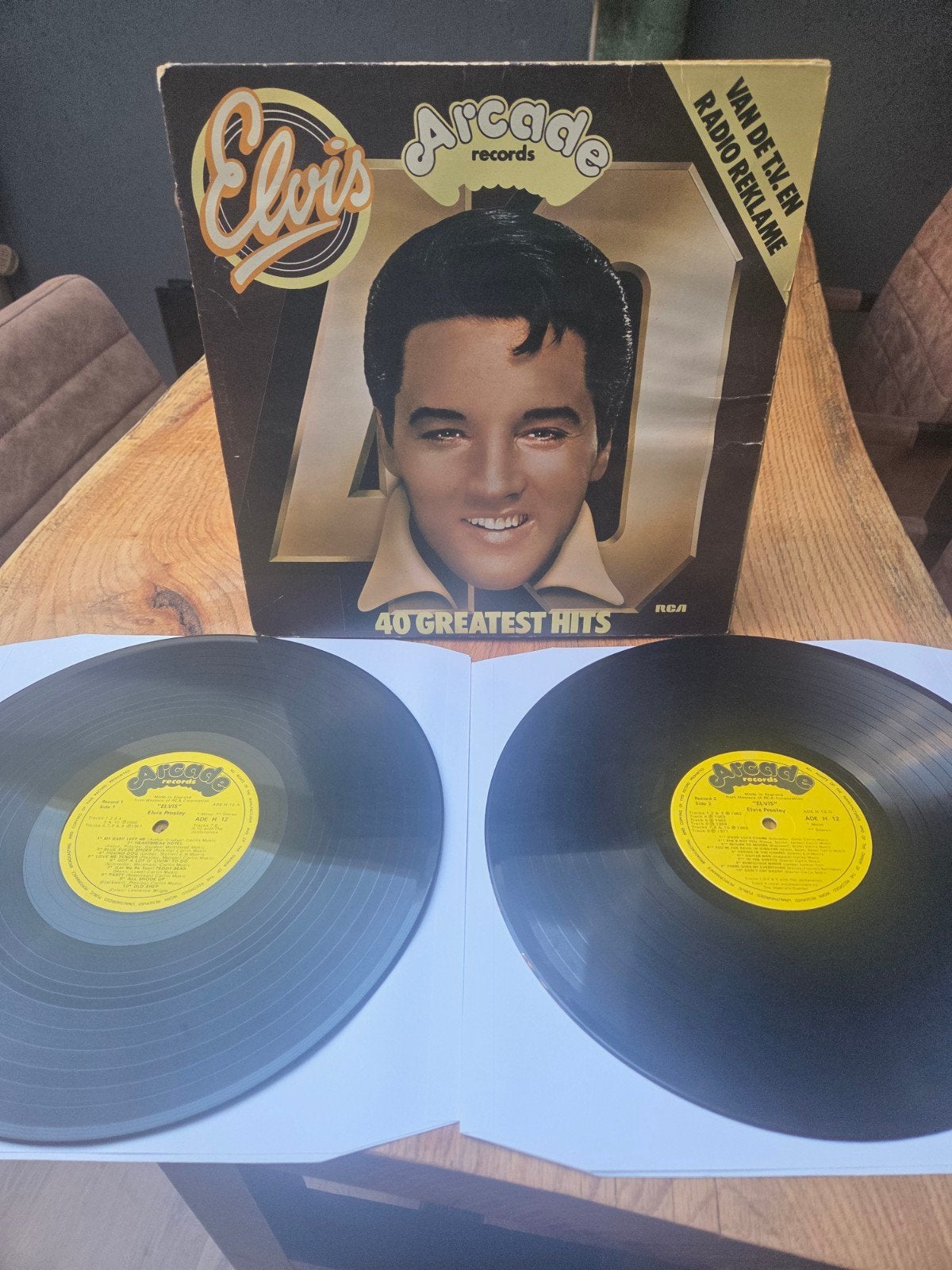 Elvis Presley - 40 Greatest Hits Dubbel-LP (Arcade Records), Gebruikt, Pop, Ophalen of Verzenden, Dubbel-LP