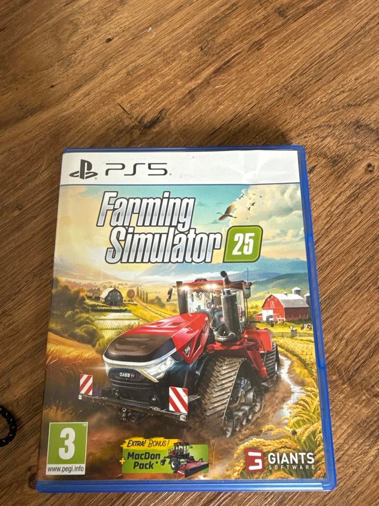 Farming Simulator 25 PS5 - Nieuwstaat met Bonus Pack, Spelcomputers en Games, Games | Sony PlayStation 5, Online, 1 speler, Ophalen of Verzenden