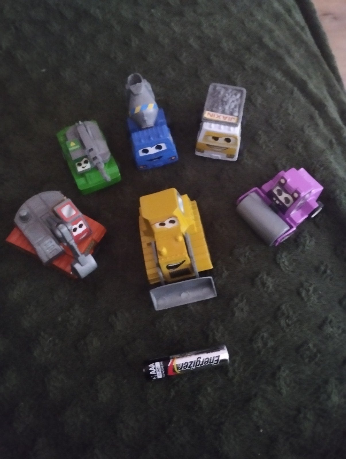 Grappige kleine bouwmachines set, Ophalen, Gebruikt