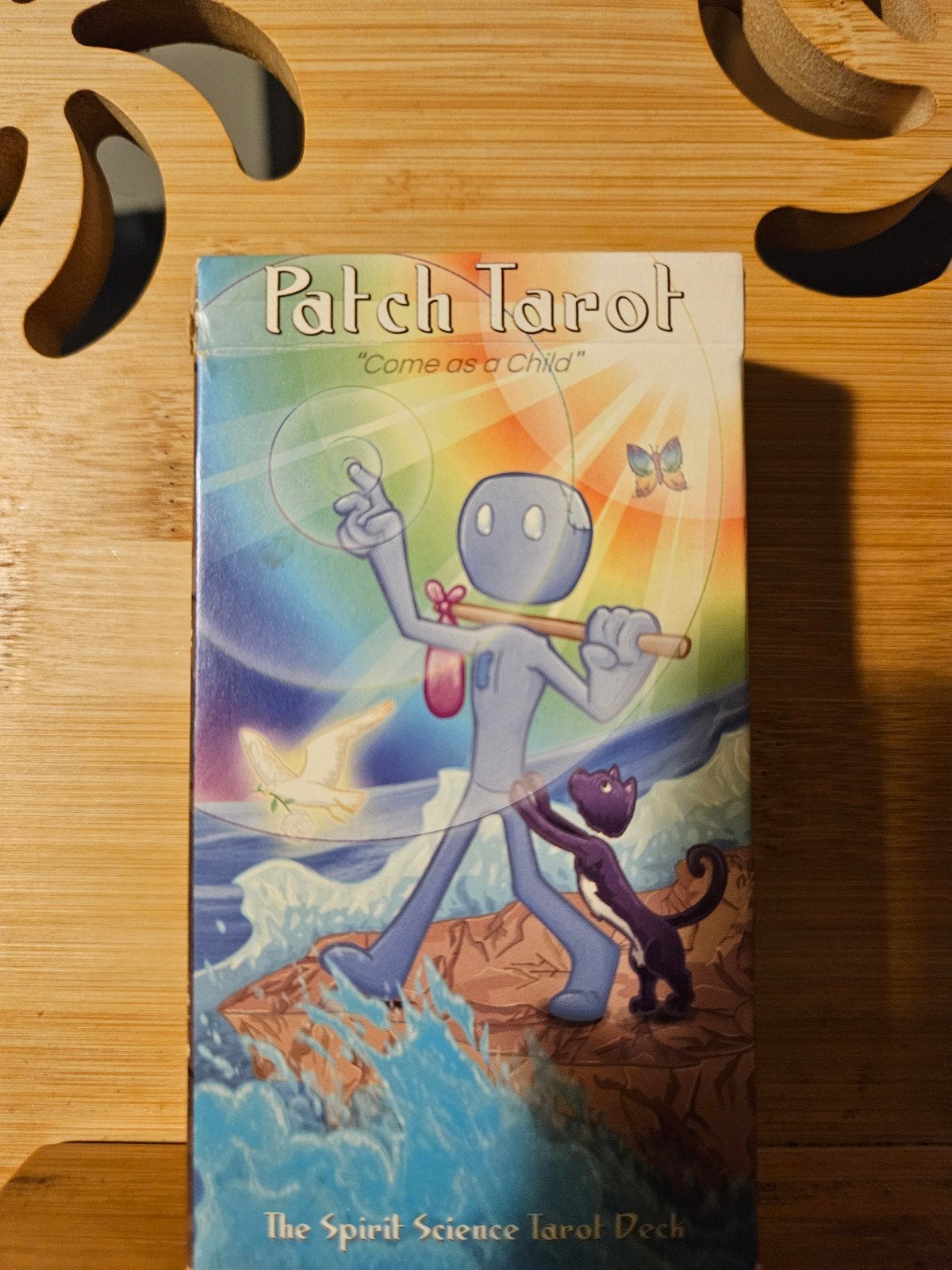 Patchwork Tarot met uitgebreid A4 boek (Engels), Boeken, Tarot of Kaarten leggen, Nieuw, Instructieboek, Jordan River