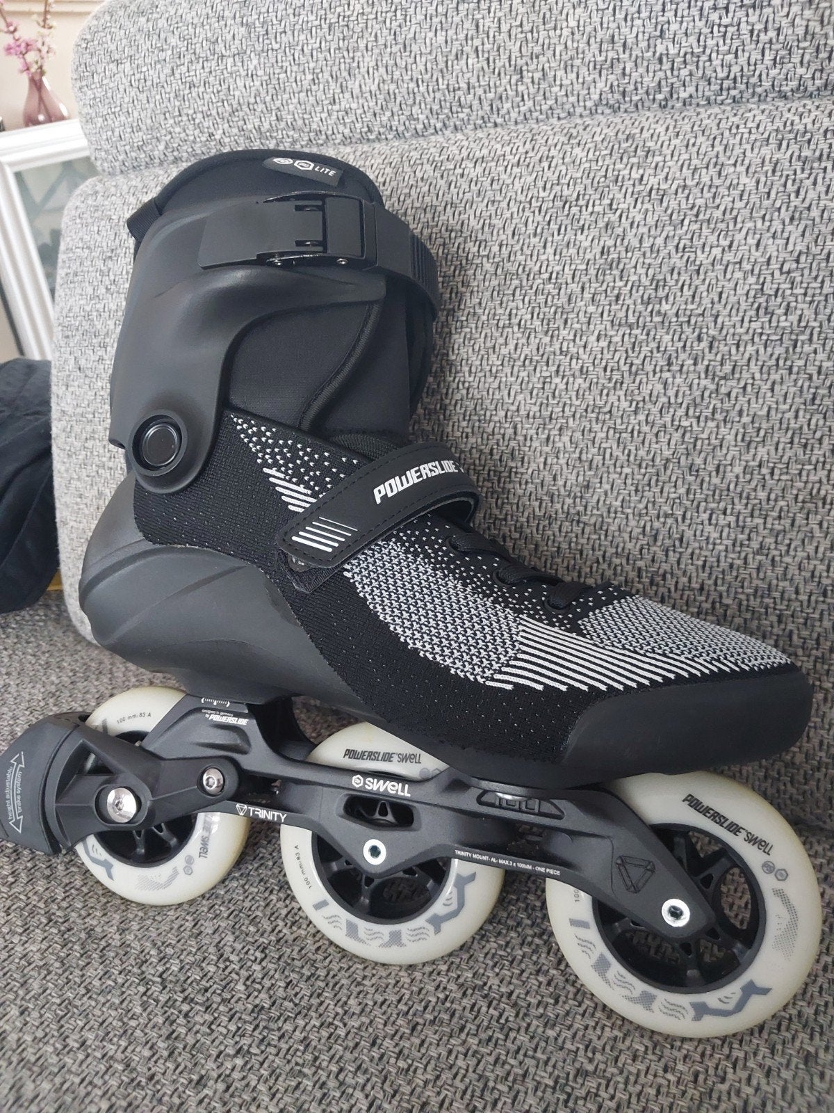 Powerslide Swell 100 – ZGAN (Nieuw 225 euro) – 3x100 mm, Sport en Fitness, Verstelbaar, Ophalen of Verzenden, Zo goed als nieuw