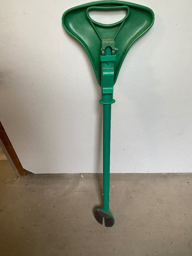 Groene opvouwbare wandelstok met zitje, Maat XL, Ophalen of Verzenden, Gebruikt, Overige typen