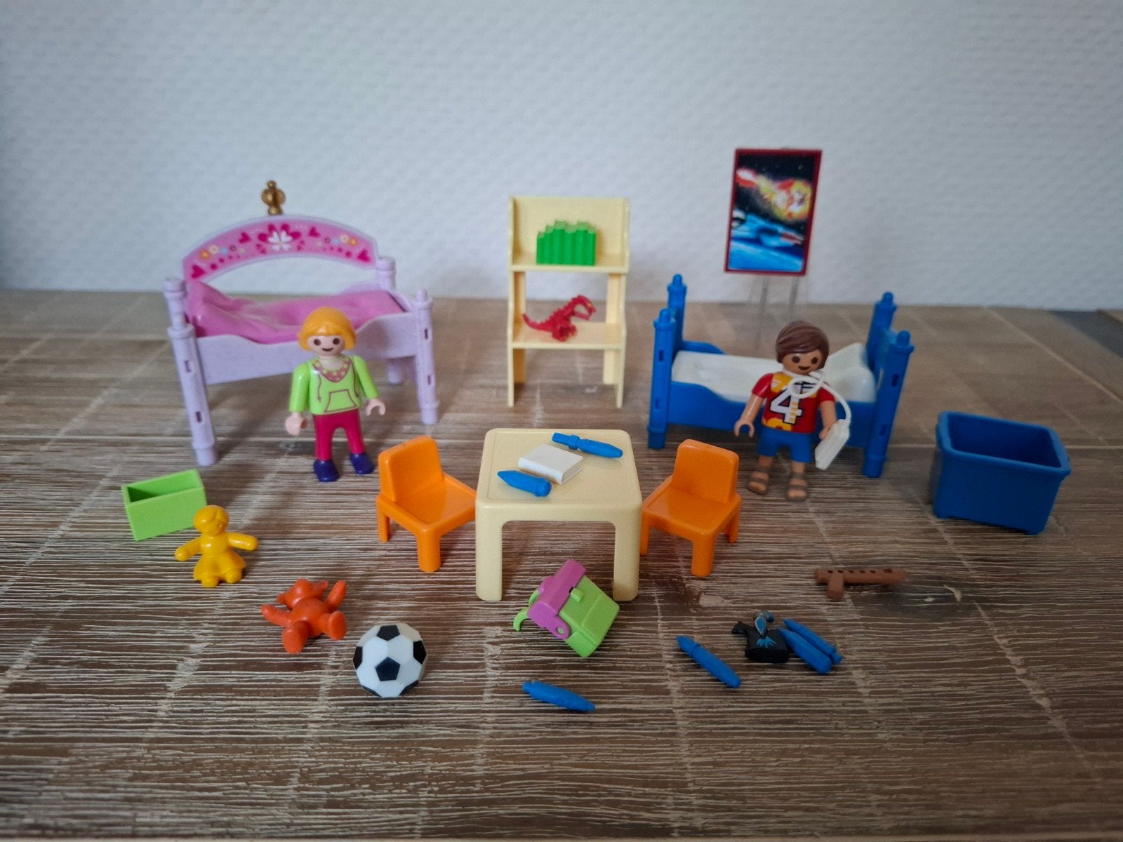 Playmobil jongens en meisjes slaap kamer, Kinderen en Baby's, Ophalen of Verzenden, Zo goed als nieuw