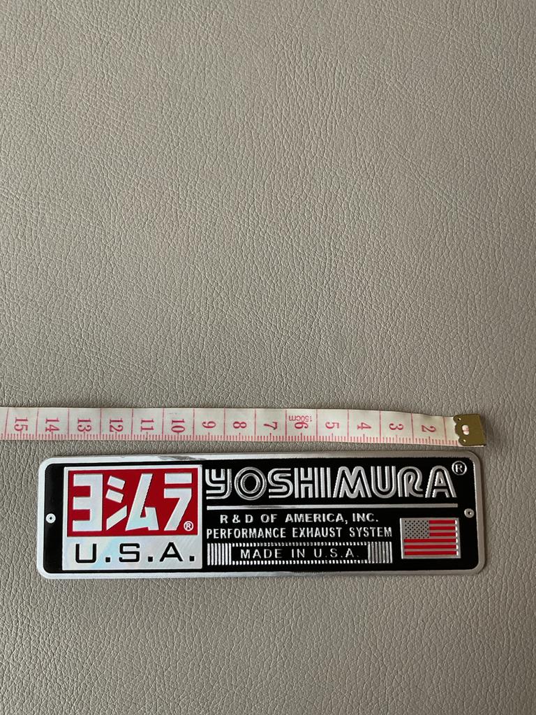 Yoshimura Aluminium Hittebestendige Sticker  gratis verzend, Ophalen, Nieuw