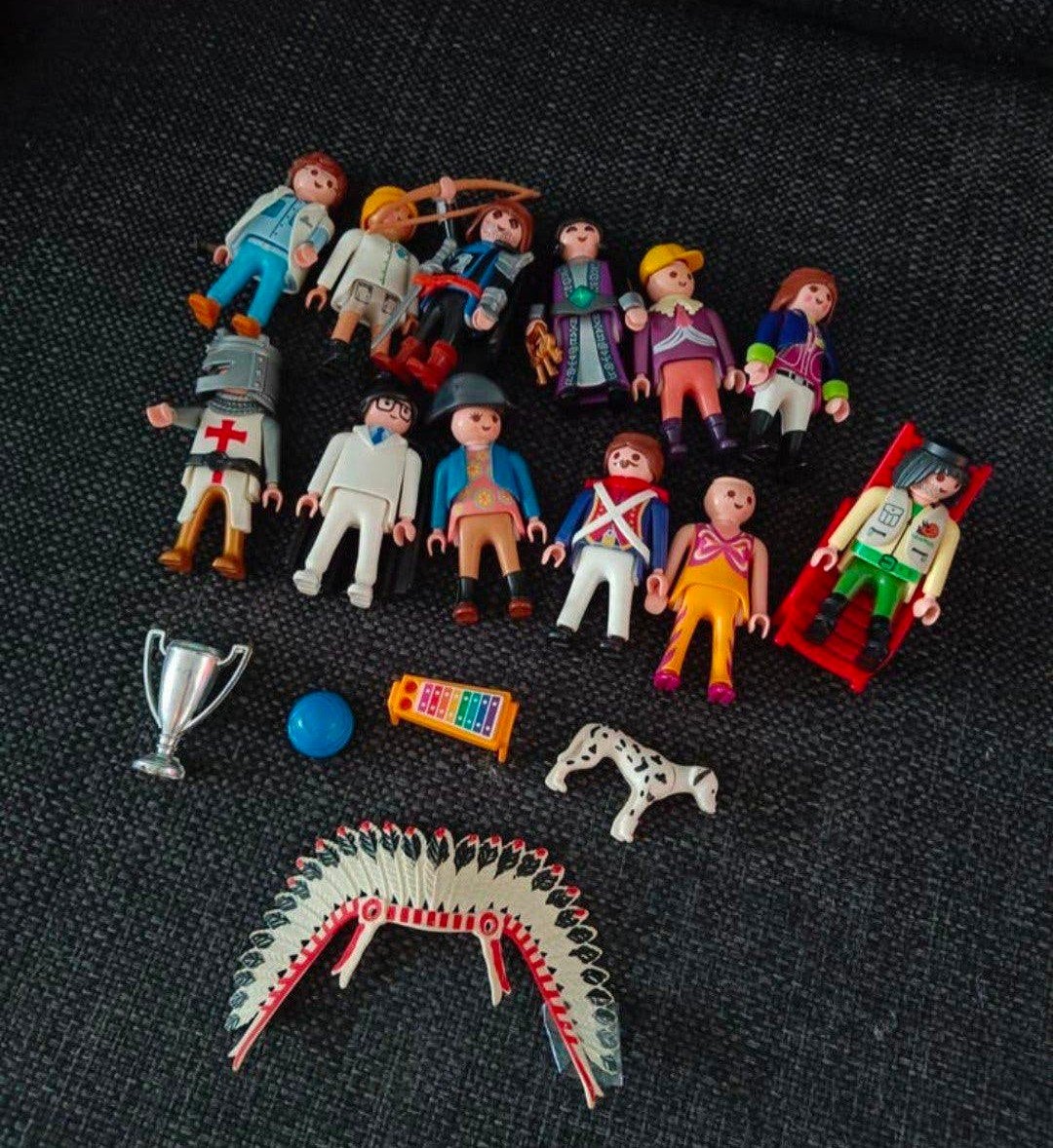 collectie playmobil poppetjes, coaching/familie opstelling, Ophalen of Verzenden, Zo goed als nieuw, Losse onderdelen, Figuren