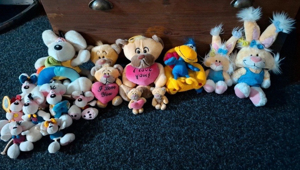 Grote collectie Diddl knuffels en figuren, Ophalen of Verzenden, Verschillende figuren, Gebruikt, Knuffel