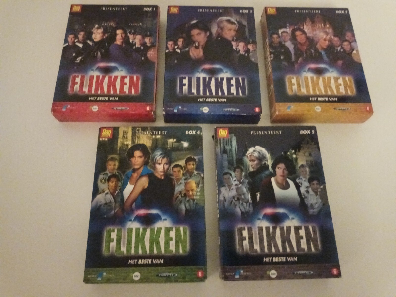 Dvd pakket Flikken  Gent best of 5x 2-dvd boxen, Ophalen of Verzenden