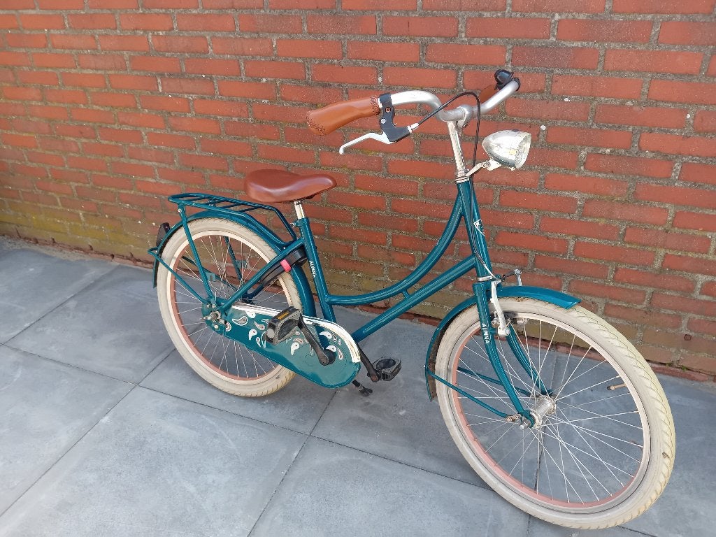 Alpina meisjesfiets 22 inch, Ophalen, Terugtraprem, 22 inch, Gebruikt