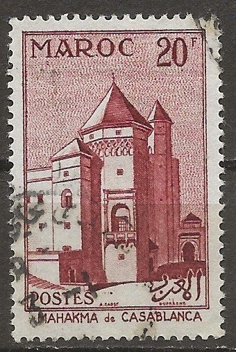 Marokko, Ophalen of Verzenden, Marokko, Gestempeld