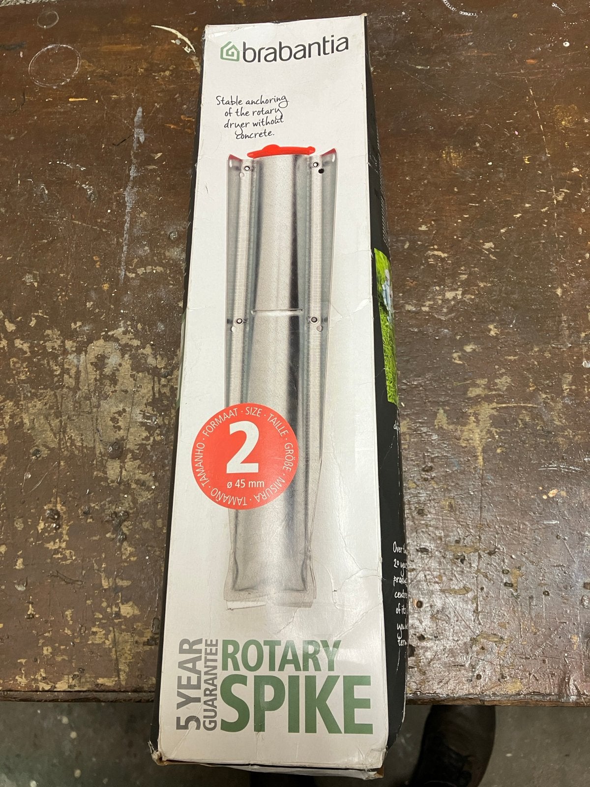 Brabantia Rotary Spike - Droogmolen verankering (Nieuw), Tuin en Terras, Droogmolens en Wasrekken, Ophalen, Nieuw, Droogmolen