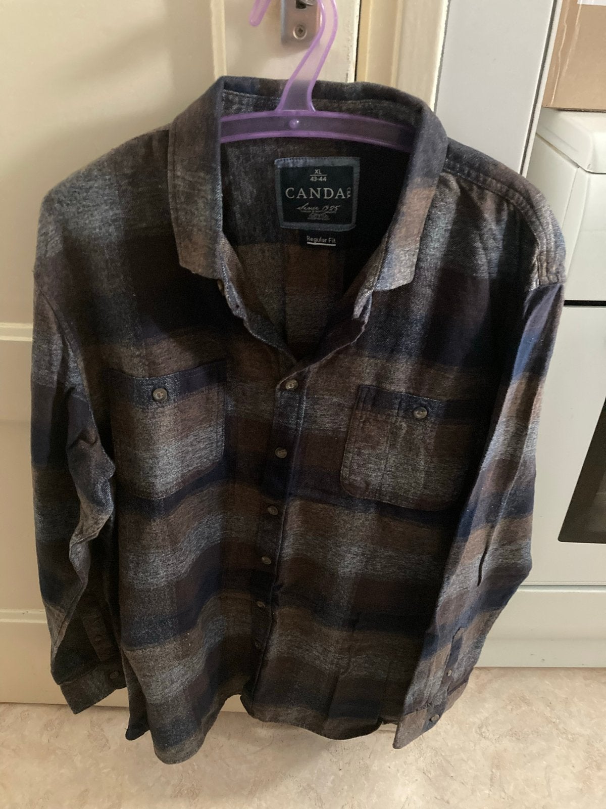 Nieuw geruit overhemd - Regular Fit - XL, Verzenden, Zo goed als nieuw, Meerkleurig, Halswijdte 43/44 (XL)