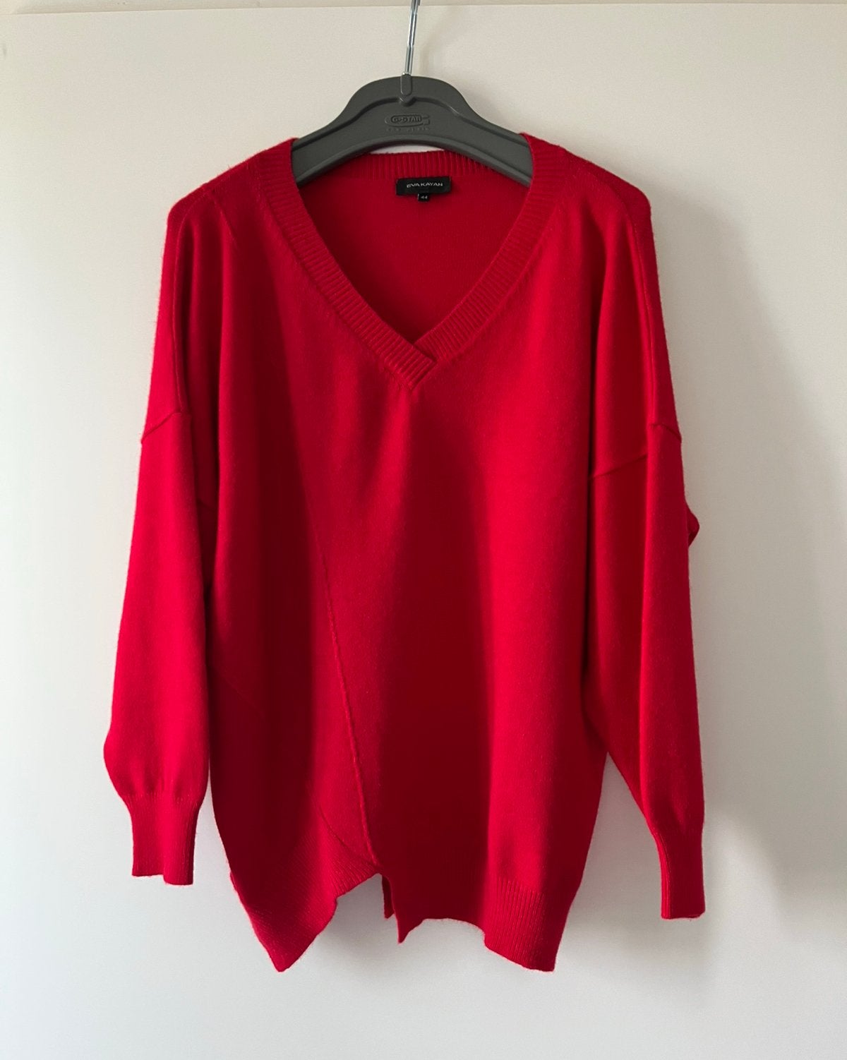 EVA KAYAN vlotte rode trui maat 44, Verzenden, Zo goed als nieuw, Maat 42/44 (L), Rood