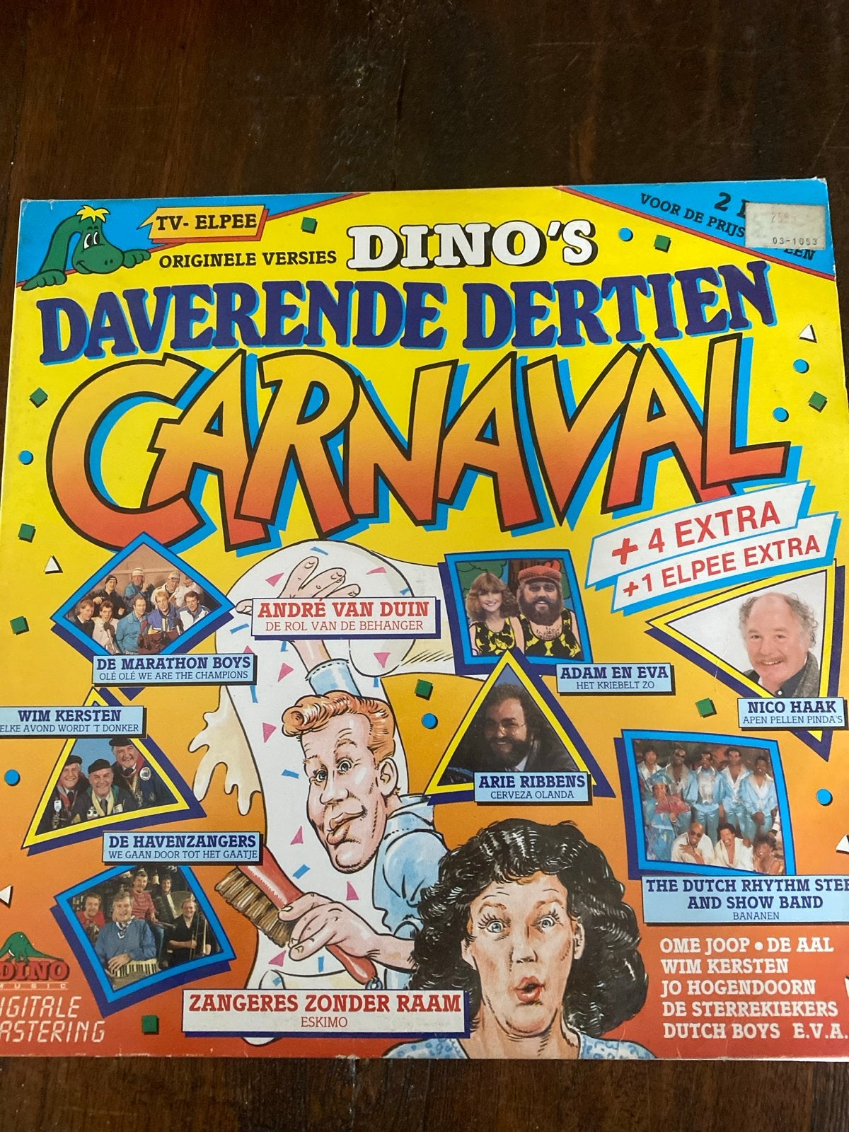 Dino's Daverende Dertien Carnaval - Dubbel-LP, Gebruikt, Ophalen of Verzenden, Feestmuziek, 12 inch
