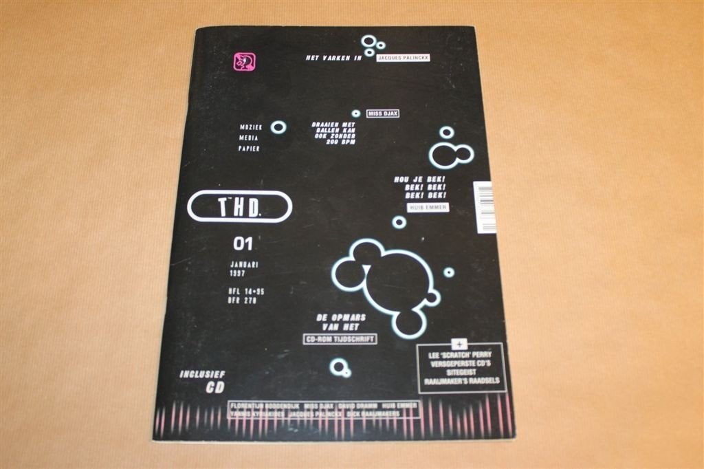 THD 01 — CD-ROM Tijdschrift — Media & Tech Cultuur 1997, Ophalen of Verzenden, Zo goed als nieuw, Artiest