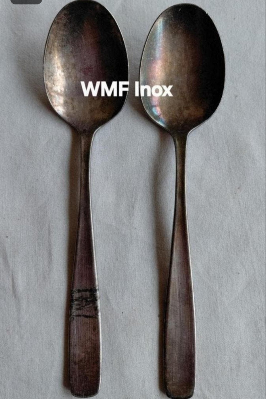 WMF Inox verzilverde lepels gladde handgrepen, Ophalen of Verzenden, Zilver